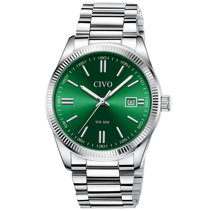 8349C | Quartz Men Watch | Stainless Steel  Band
