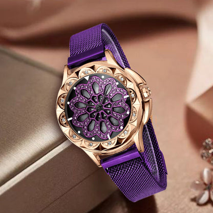 8103C | Quartz Women Watch | Mesh Band