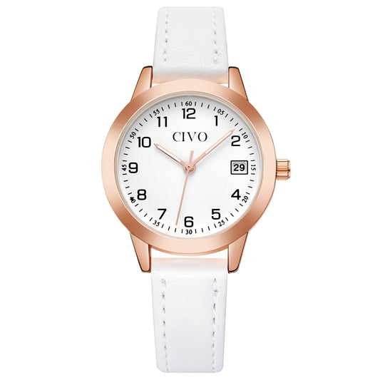 2298C | Quartz Women Watch | Leather Band