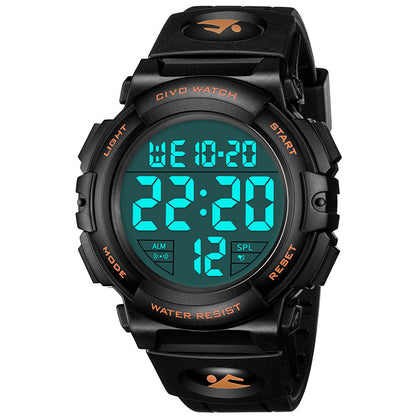 1258C | Quartz Digital Men Watch | Rubber Band