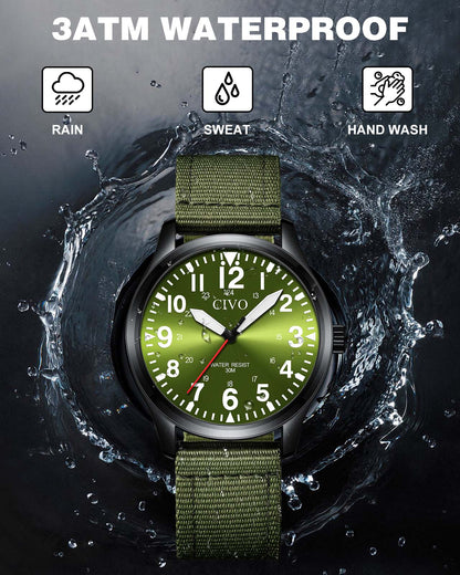 8336C | Quartz Men Watch | Nylon Band