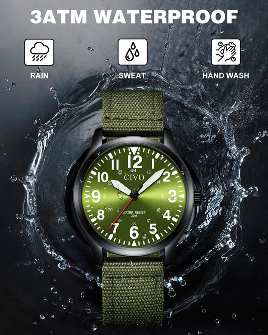 8336C | Quartz Men Watch | Nylon Band
