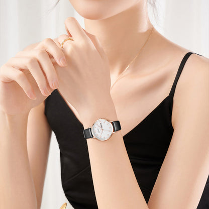 2408C | Quartz Women Watch | Leather Band