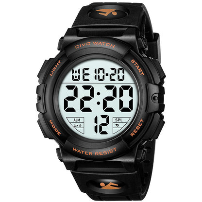 1258C | Quartz Digital Men Watch | Rubber Band