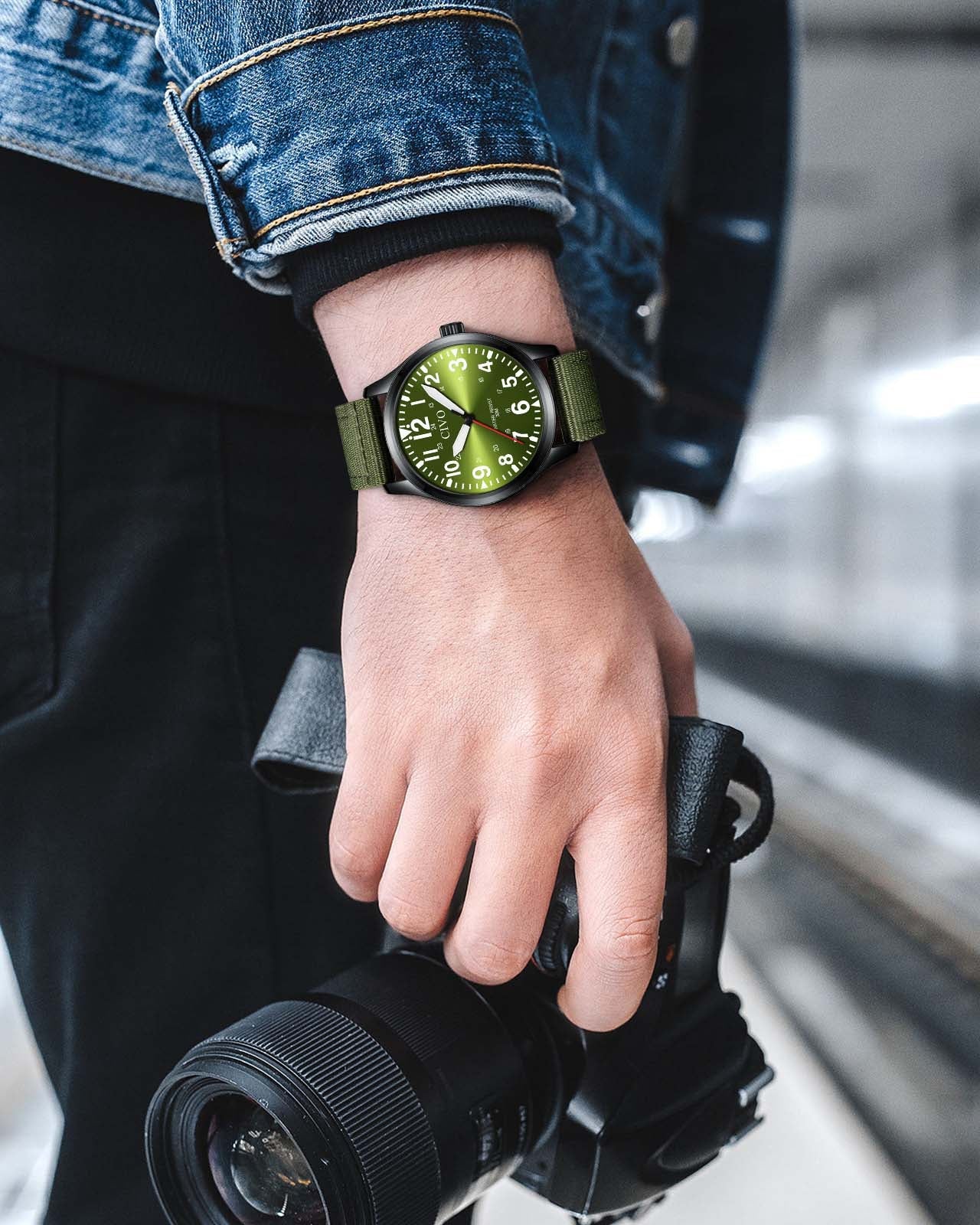 8336C | Quartz Men Watch | Nylon Band