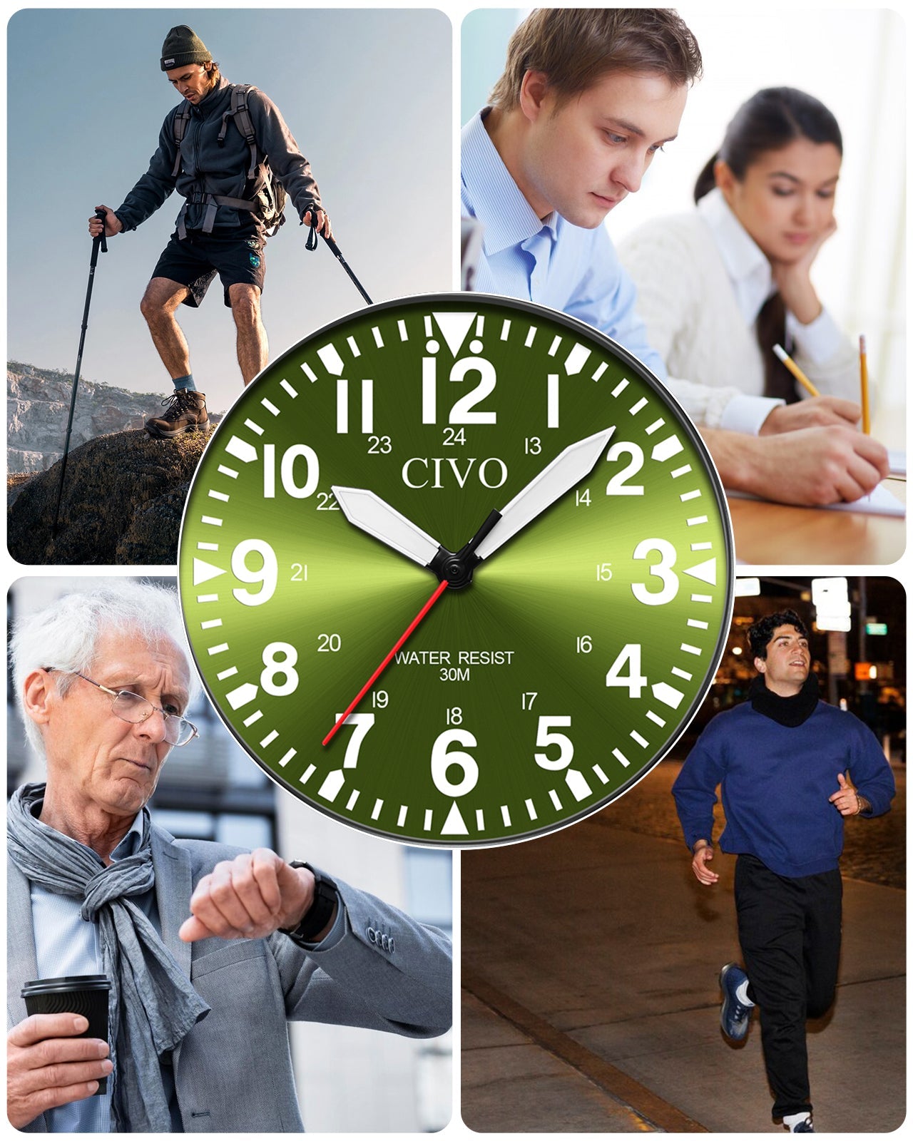 8336C | Quartz Men Watch | Nylon Band