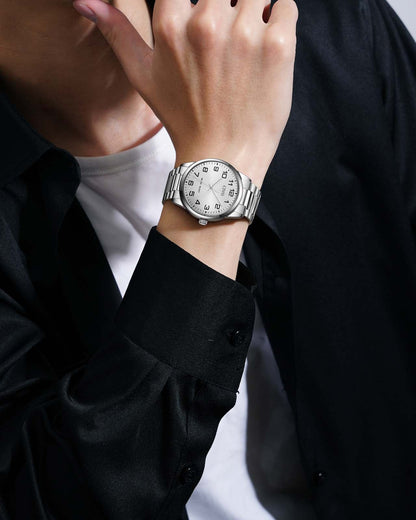 8347C | Quartz Men Watch | Stainless Steel  Band