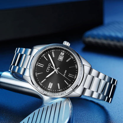 8349C | Quartz Men Watch | Stainless Steel  Band