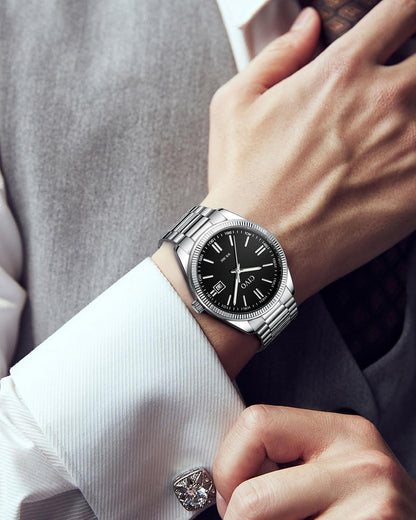 8349C | Quartz Men Watch | Stainless Steel  Band