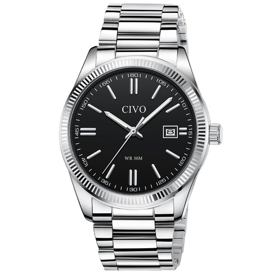 8349C | Quartz Men Watch | Stainless Steel  Band