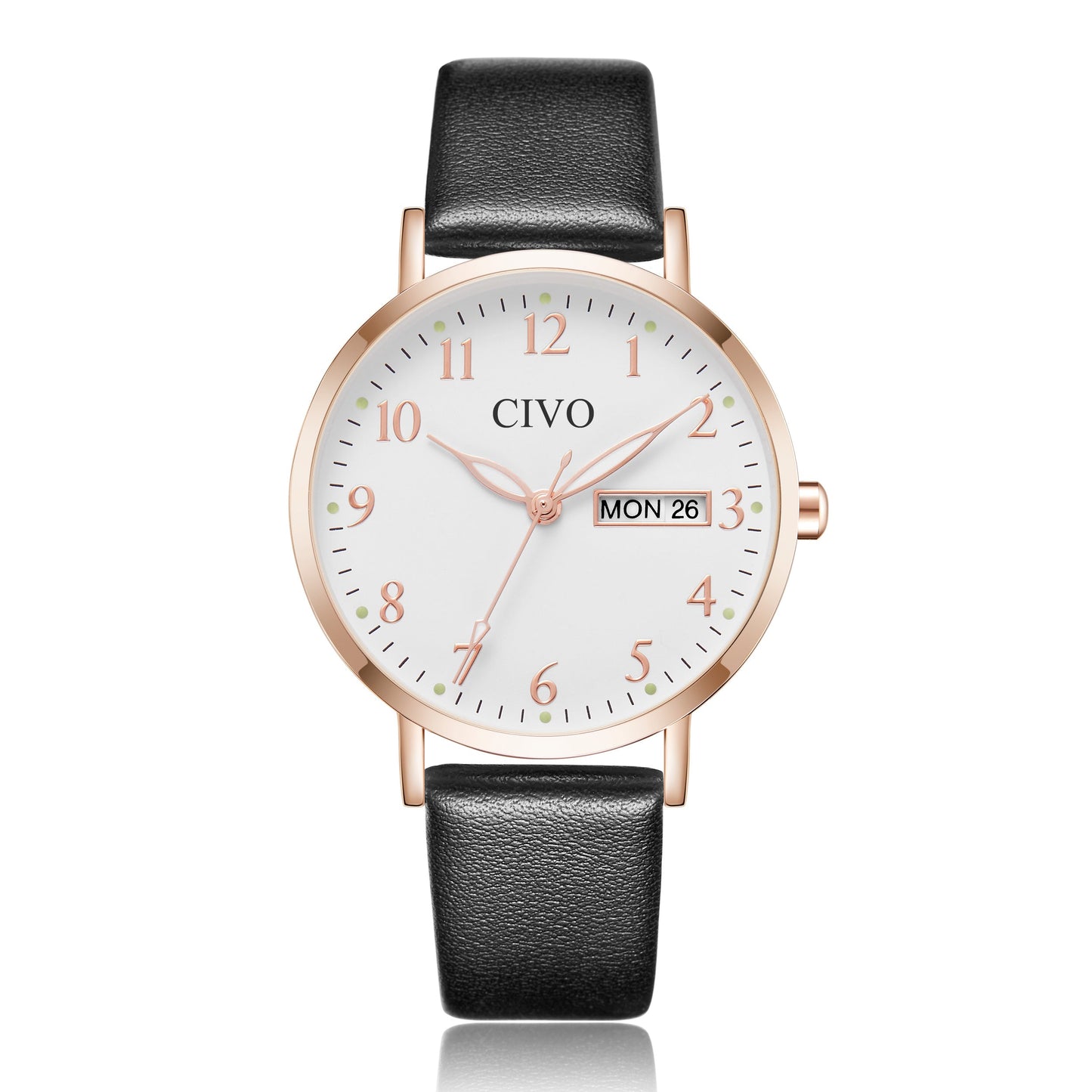 2408C | Quartz Women Watch | Leather Band